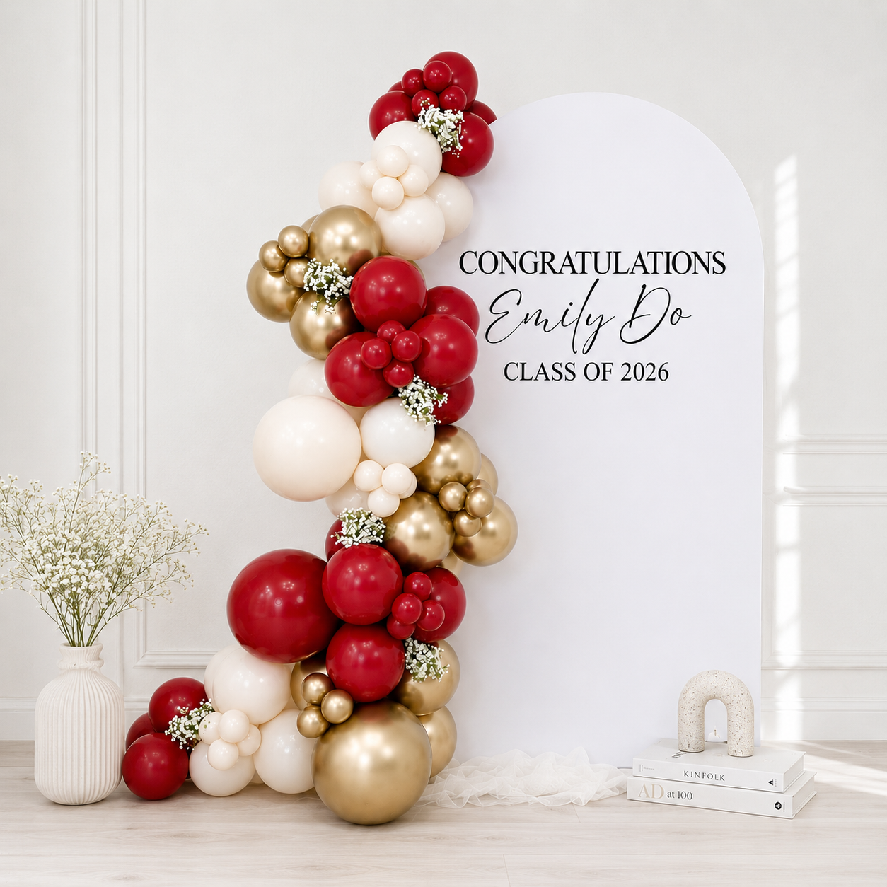 Merlot Luxe Balloon Garland 3-in-1 Kit