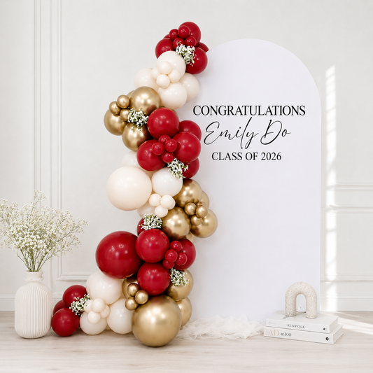 Merlot Luxe Balloon Garland 3-in-1 Kit