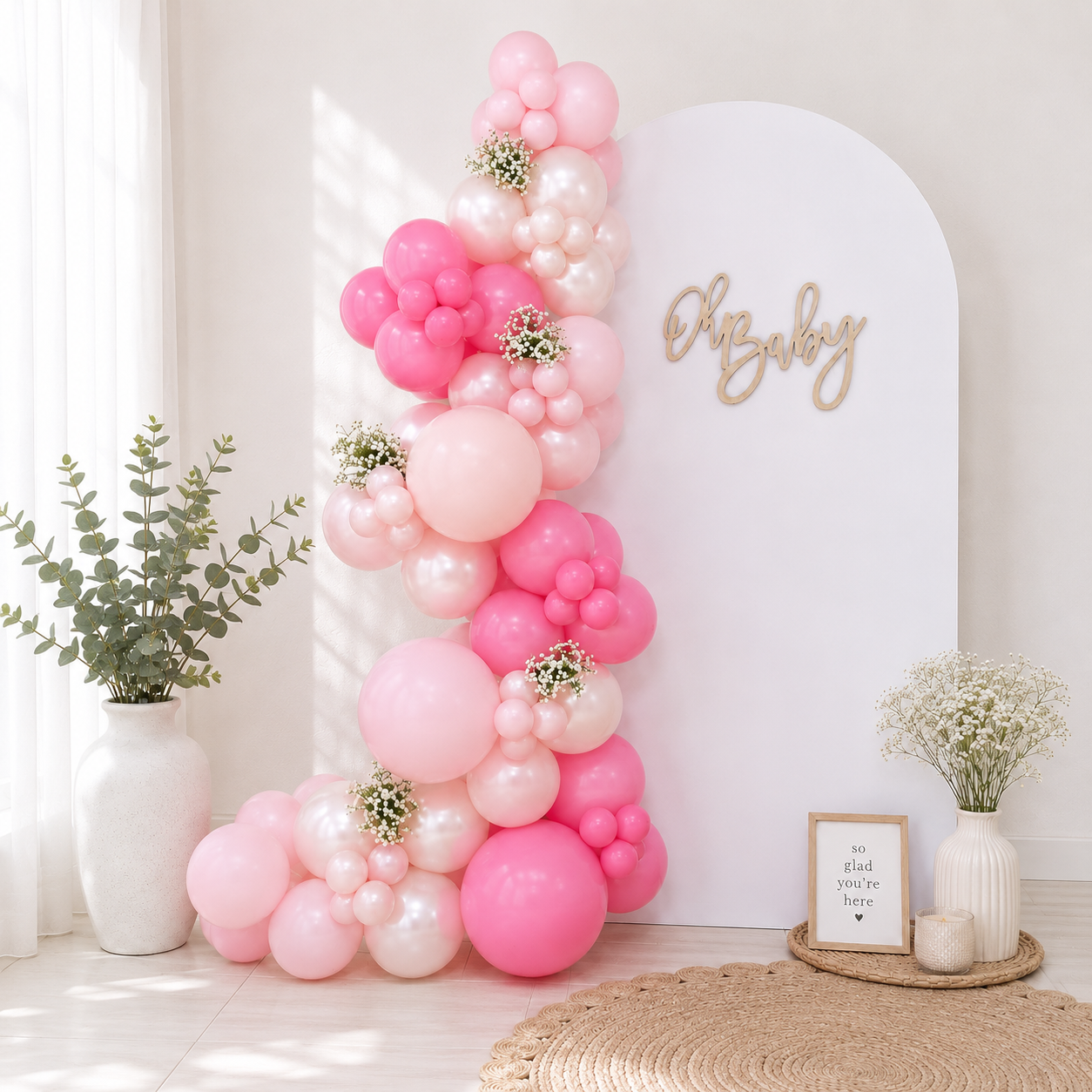 Strawberry Cream Balloon Garland 3-in-1 Kit
