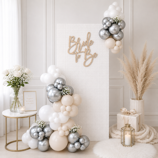 Silver Glow Balloon Garland 3-in-1 Kit