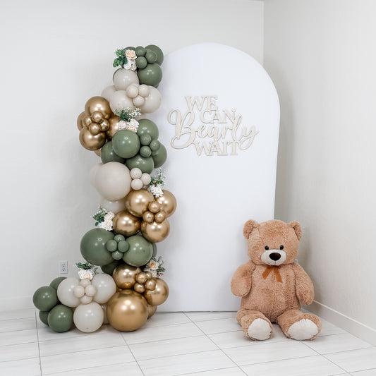 Golden Olive Garden Balloon Garland 3-in-1 Kit